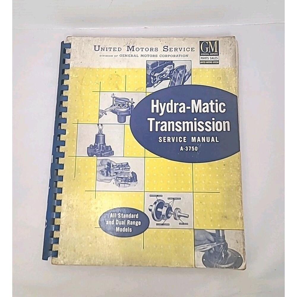 GM General Motors Hydra-Matic Transmission Service Manual # A-3750